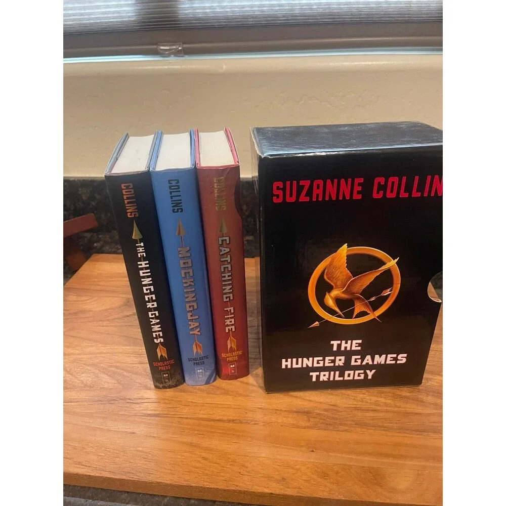 Hardcover Hunger Games Trilogy Series- 3 Books By Suzanne Collins